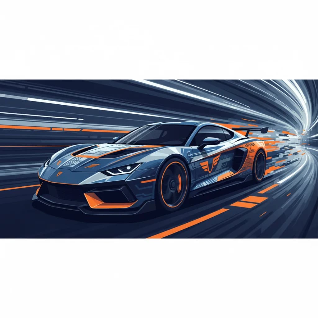 Vectorizing Automotive Graphics: Wraps, Decals & Racing Livery
