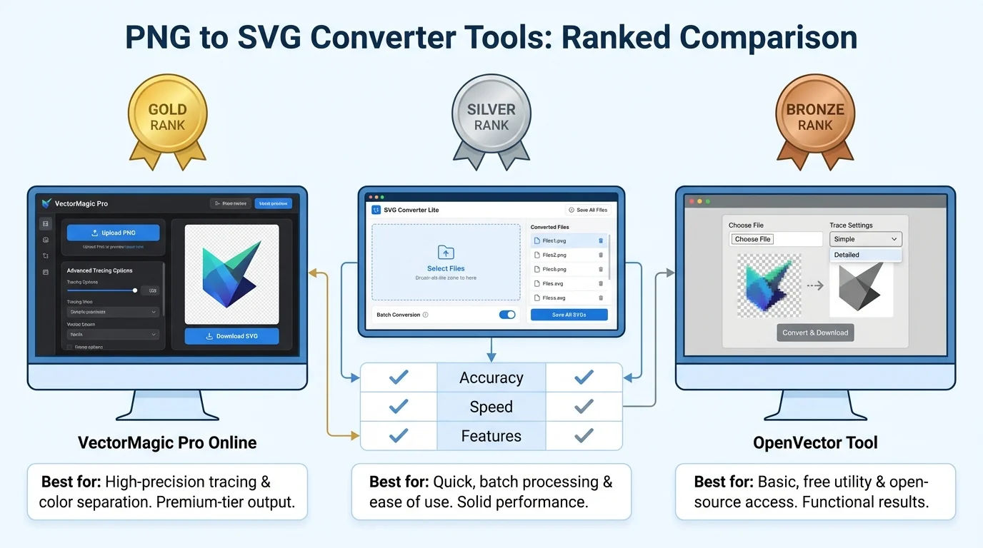 Best Free PNG to SVG Converters in 2026 — 7 Tools Compared