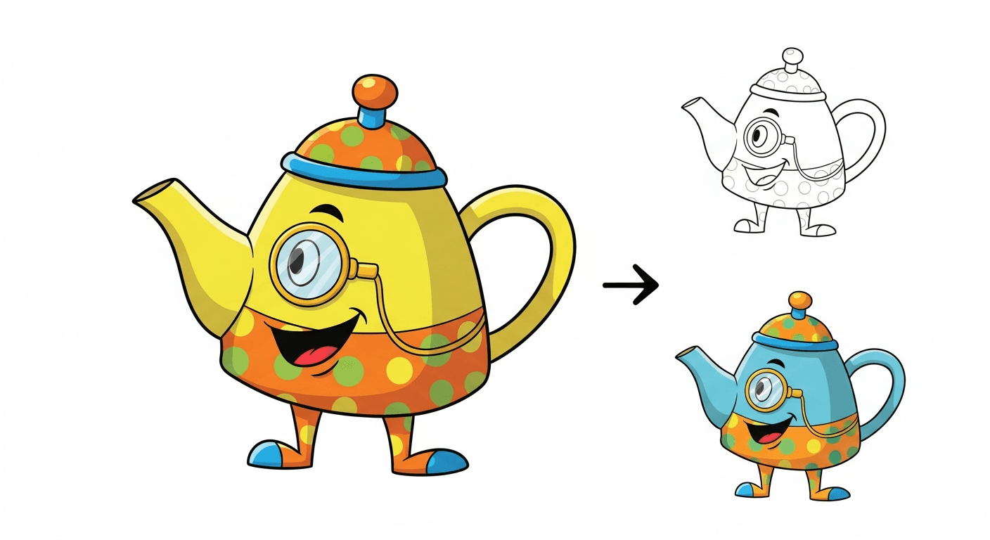 Convert Cartoon Images to Vector: Character Art and Illustration