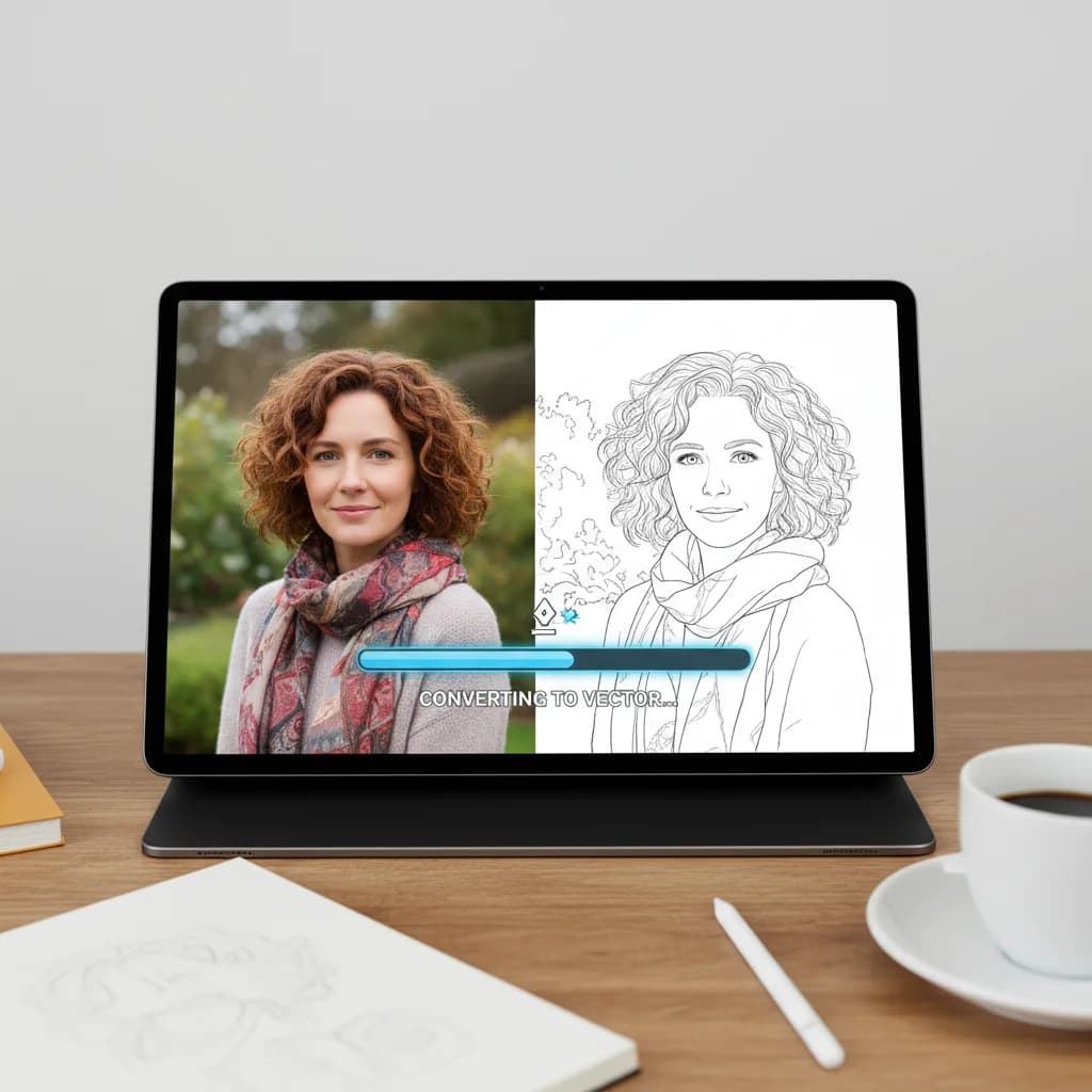 How to Convert a Photo to Line Art (Vector Illustration Effect)
