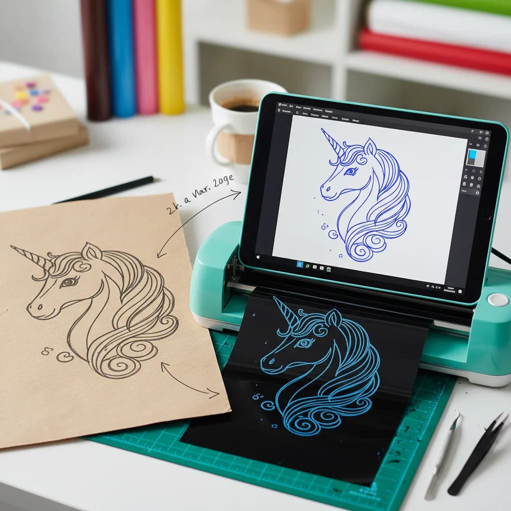 How to Turn Hand-Drawn Designs into Cricut Cut Files