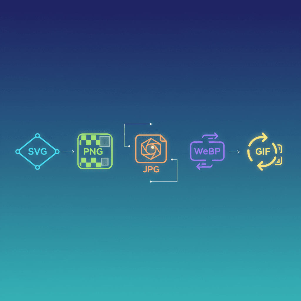 Image File Formats Explained: SVG vs PNG vs JPG vs WebP vs GIF in 2026