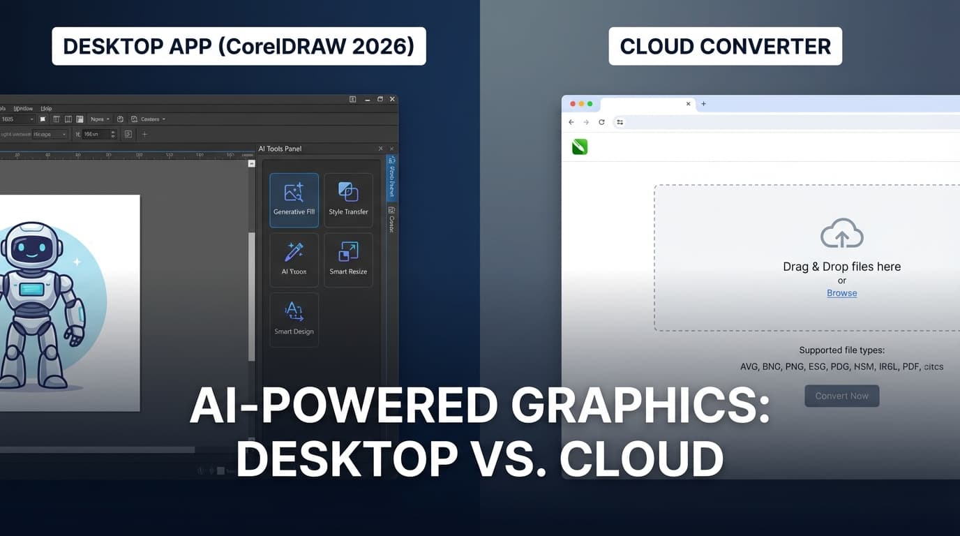 CorelDRAW 2026 vs Cloud AI Converters — Which SVG Workflow Actually Wins?