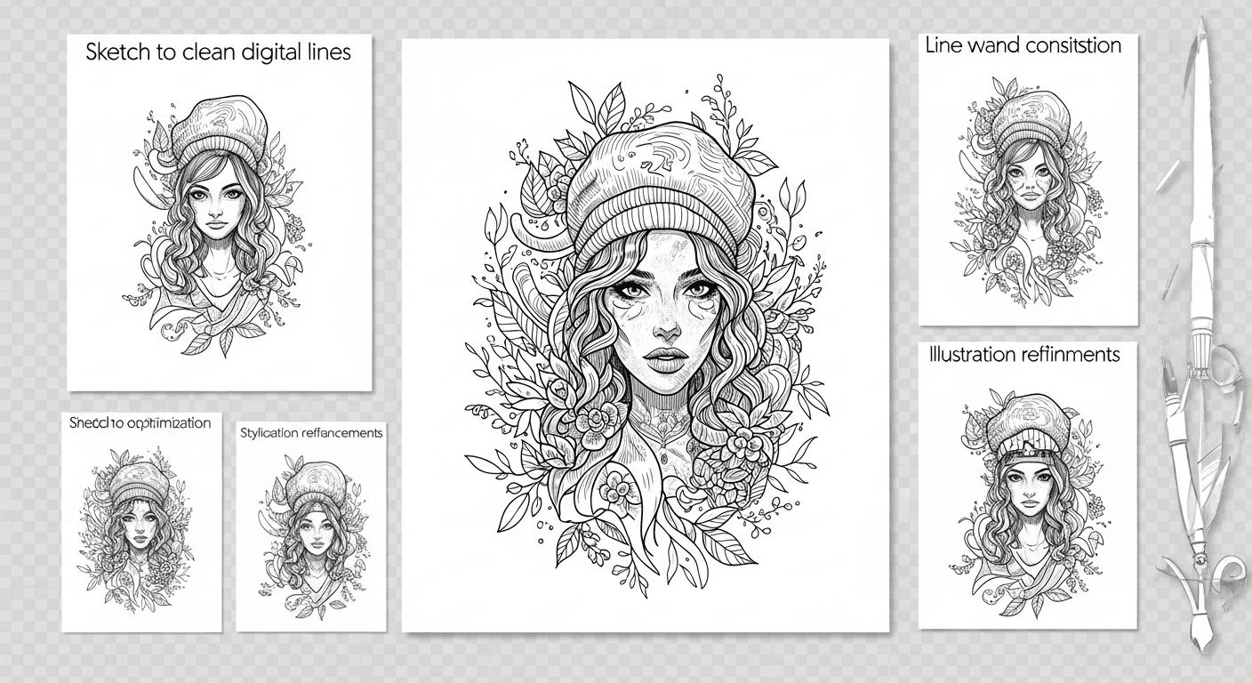 Converting Line Art to Vector: From Sketch to Digital Illustration