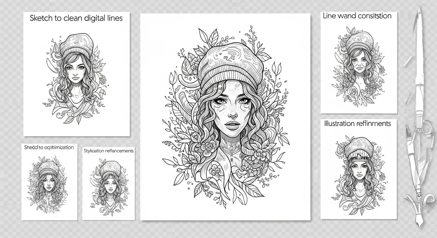 Converting Line Art to Vector: From Sketch to Digital Illustration