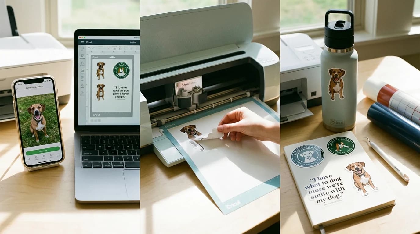 Make Custom Stickers with Cricut from Any Photo (Step-by-Step)