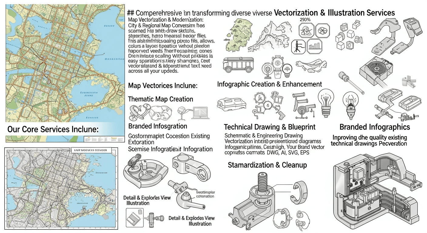 Educational Materials: Vector Graphics for Training Content