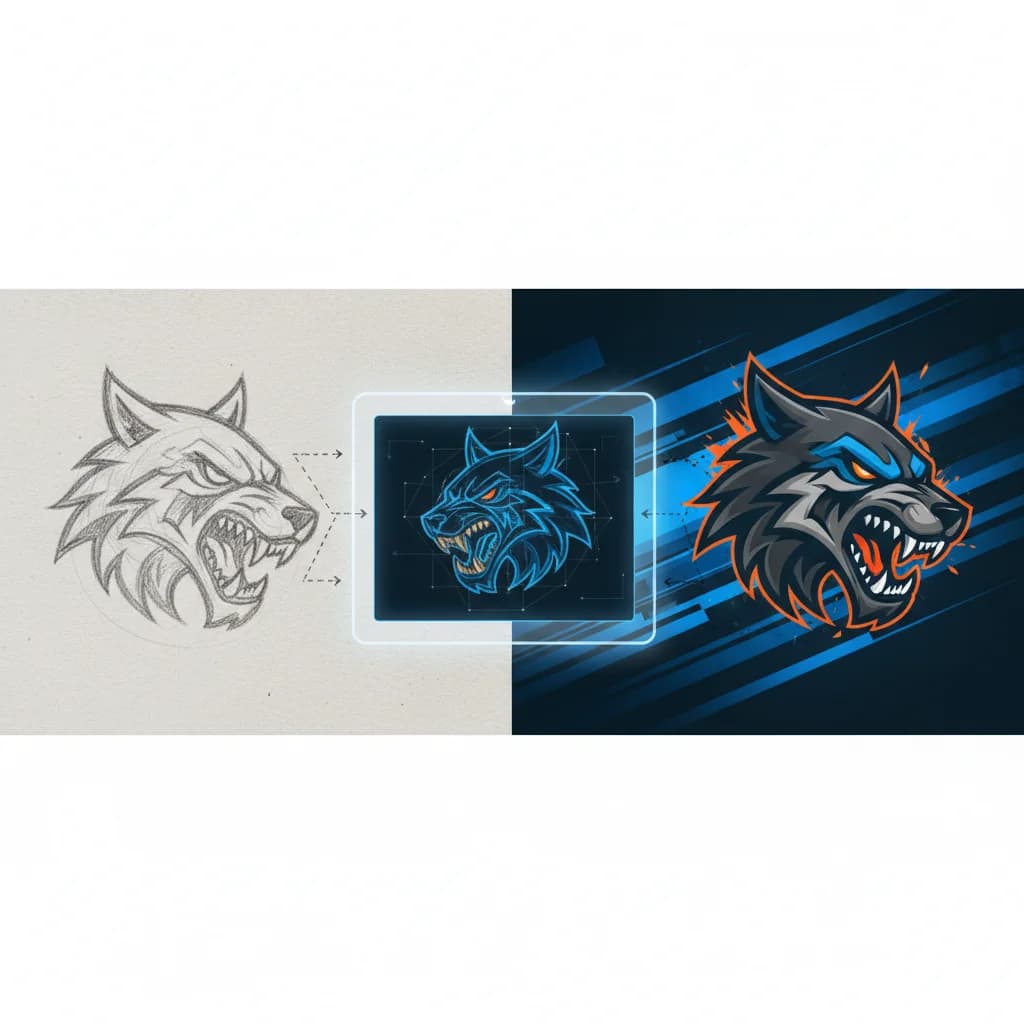 Sportteam-Logos vektorisieren: Vom Design zum Merchandise