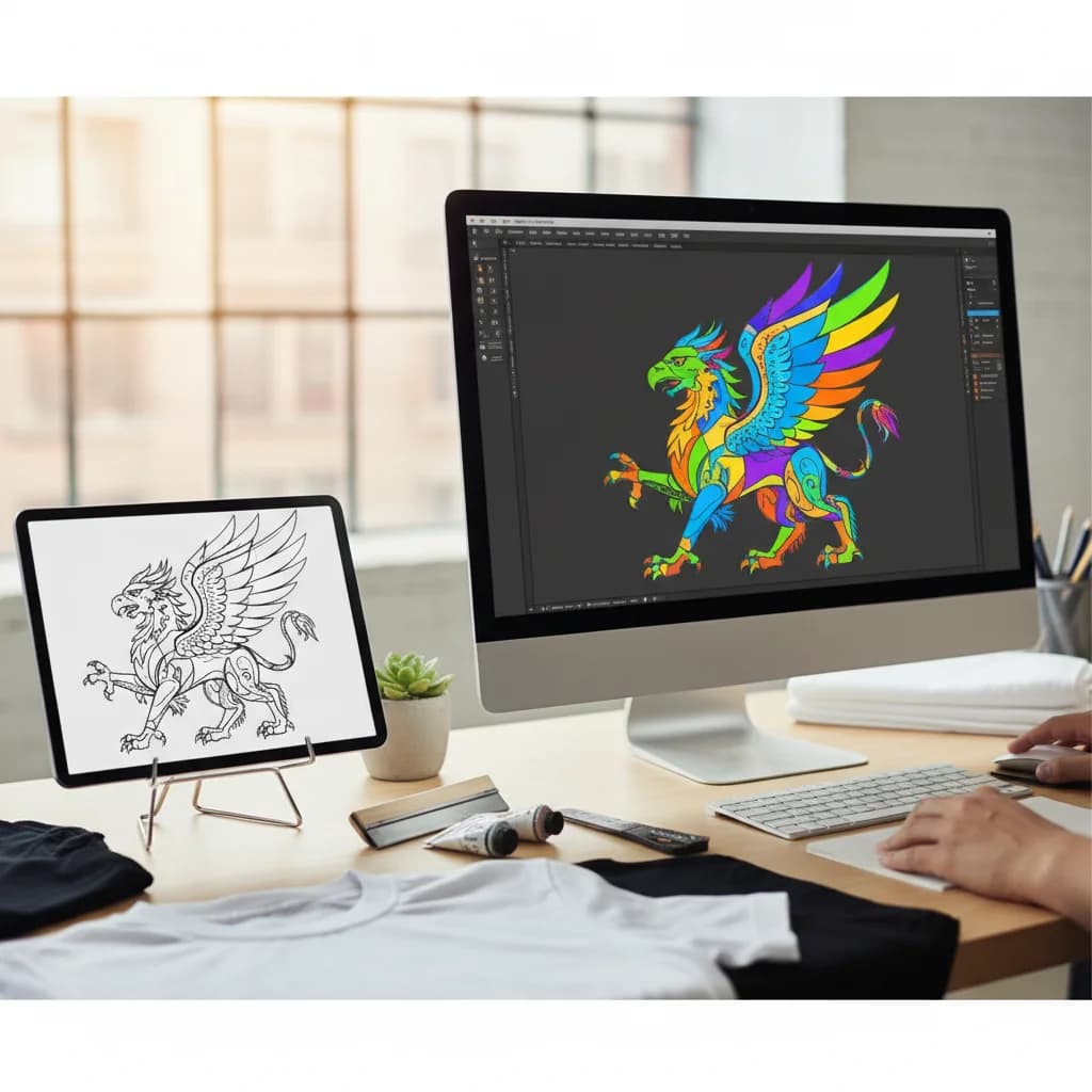T-Shirt Design Vectorization: From Concept to Print-Ready