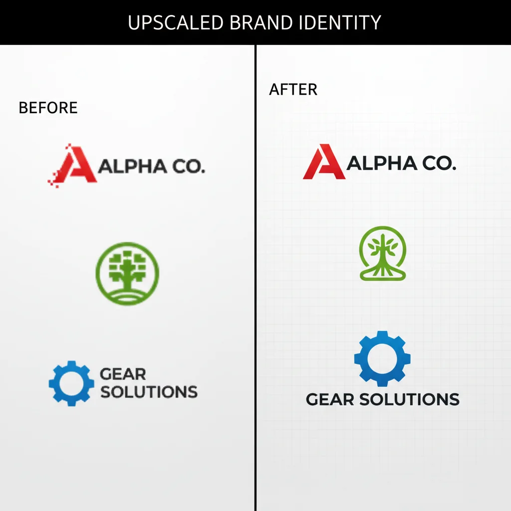 Upscaling Logos and Brand Assets: When and How to Enhance Your Branding