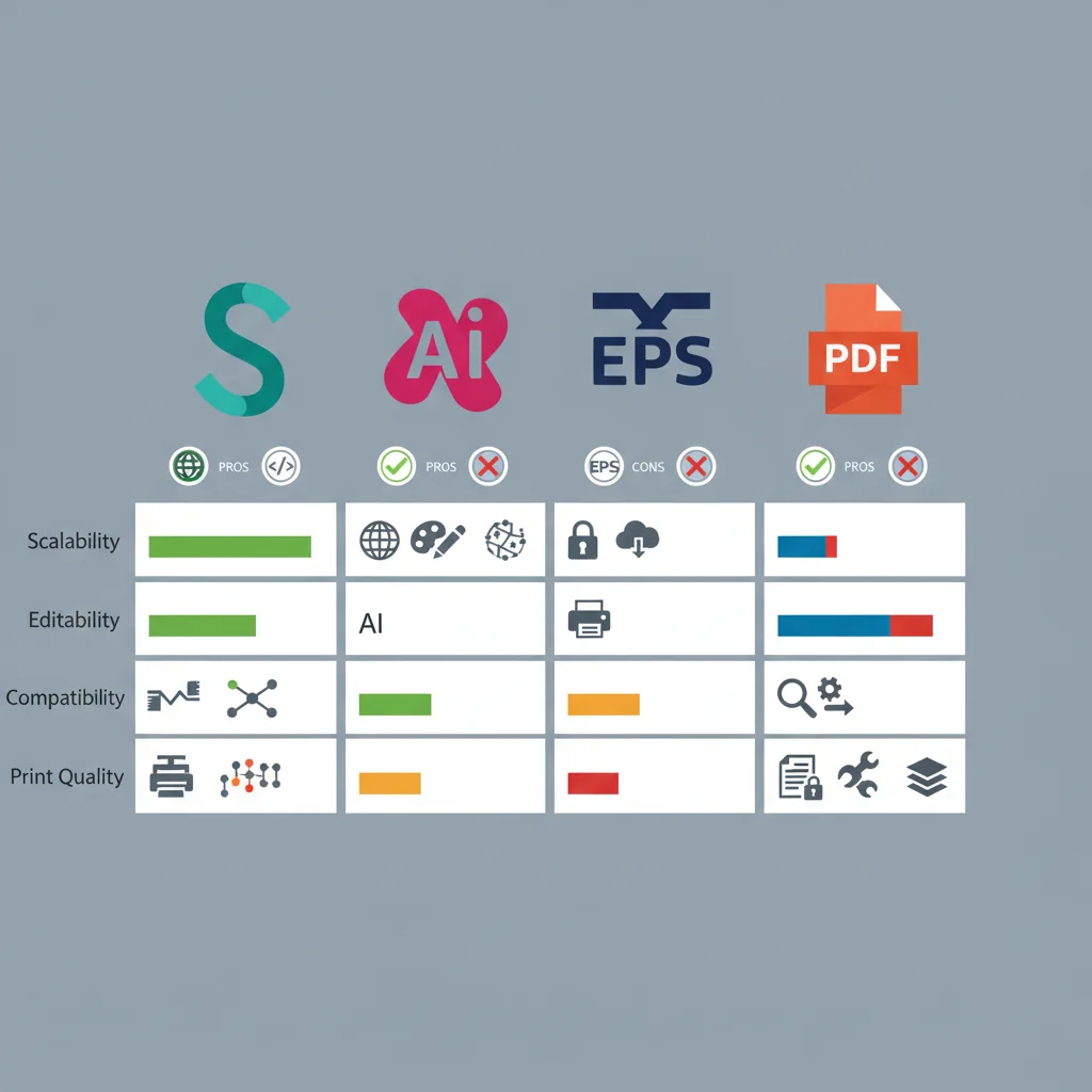 SVG vs EPS vs DXF vs AI: Pick the Right Format in 30 Seconds