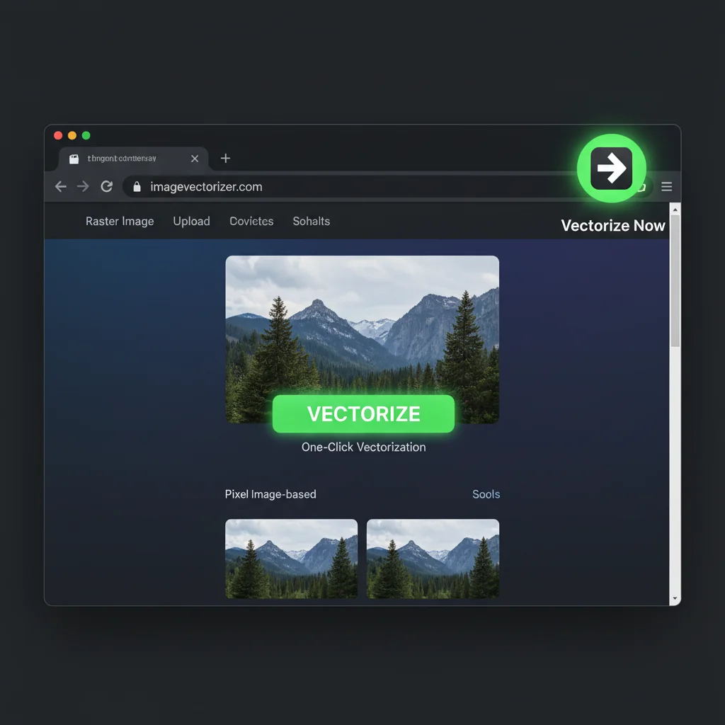 How to Vectorize Any Image with One Click Using the Chrome Extension