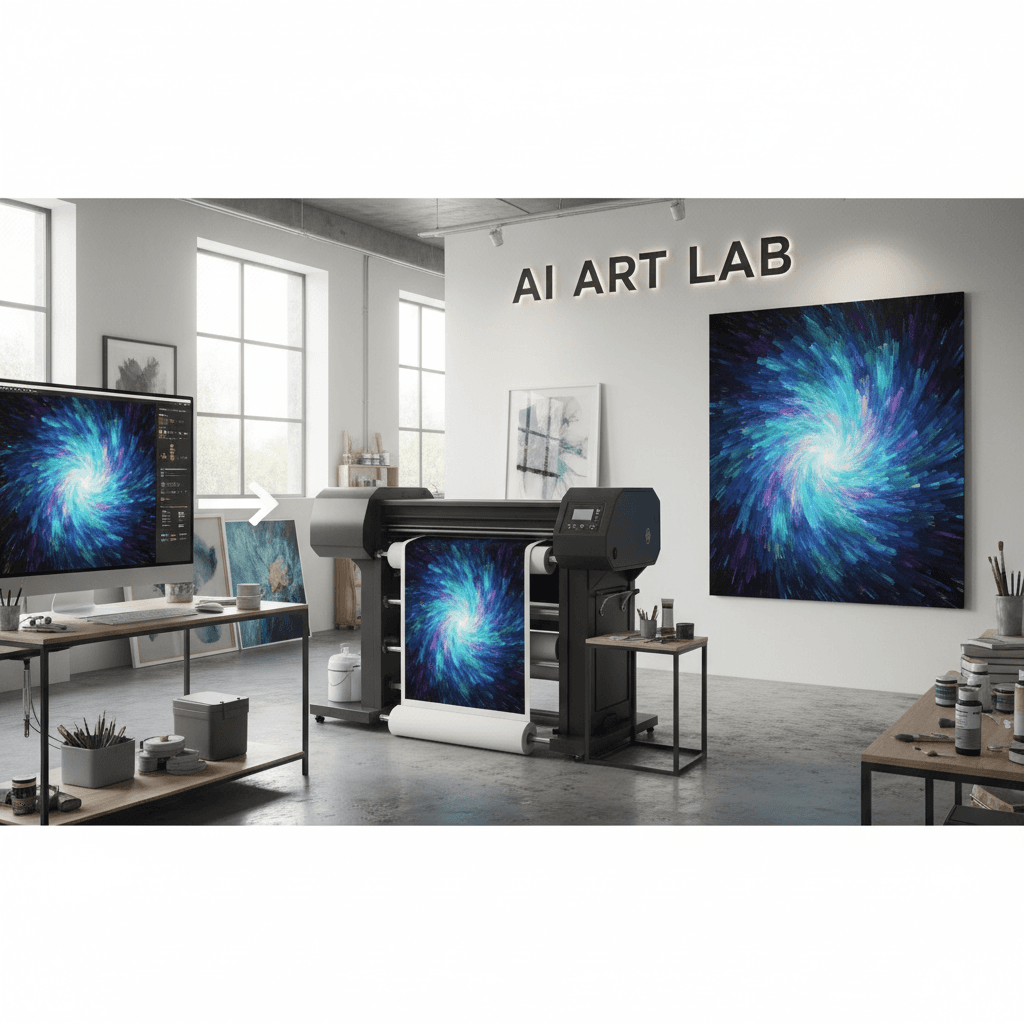 How to Upscale AI Art for Printing: From DALL-E to Gallery-Quality Prints