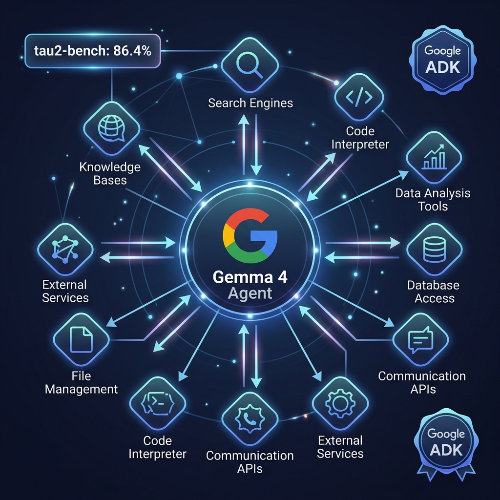 Gemma 4 agentic workflows with Google ADK — connecting AI tools for autonomous design pipelines