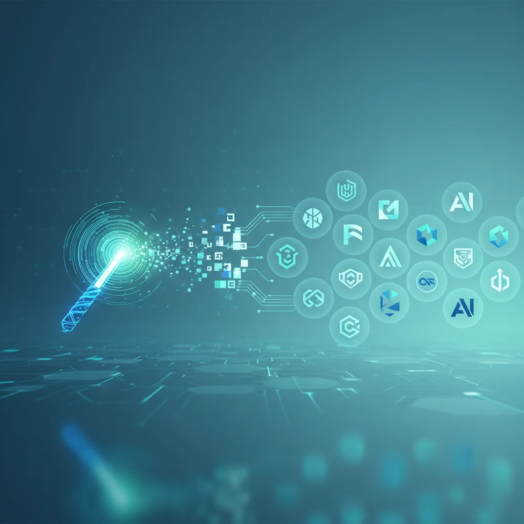 AI logo generator in action