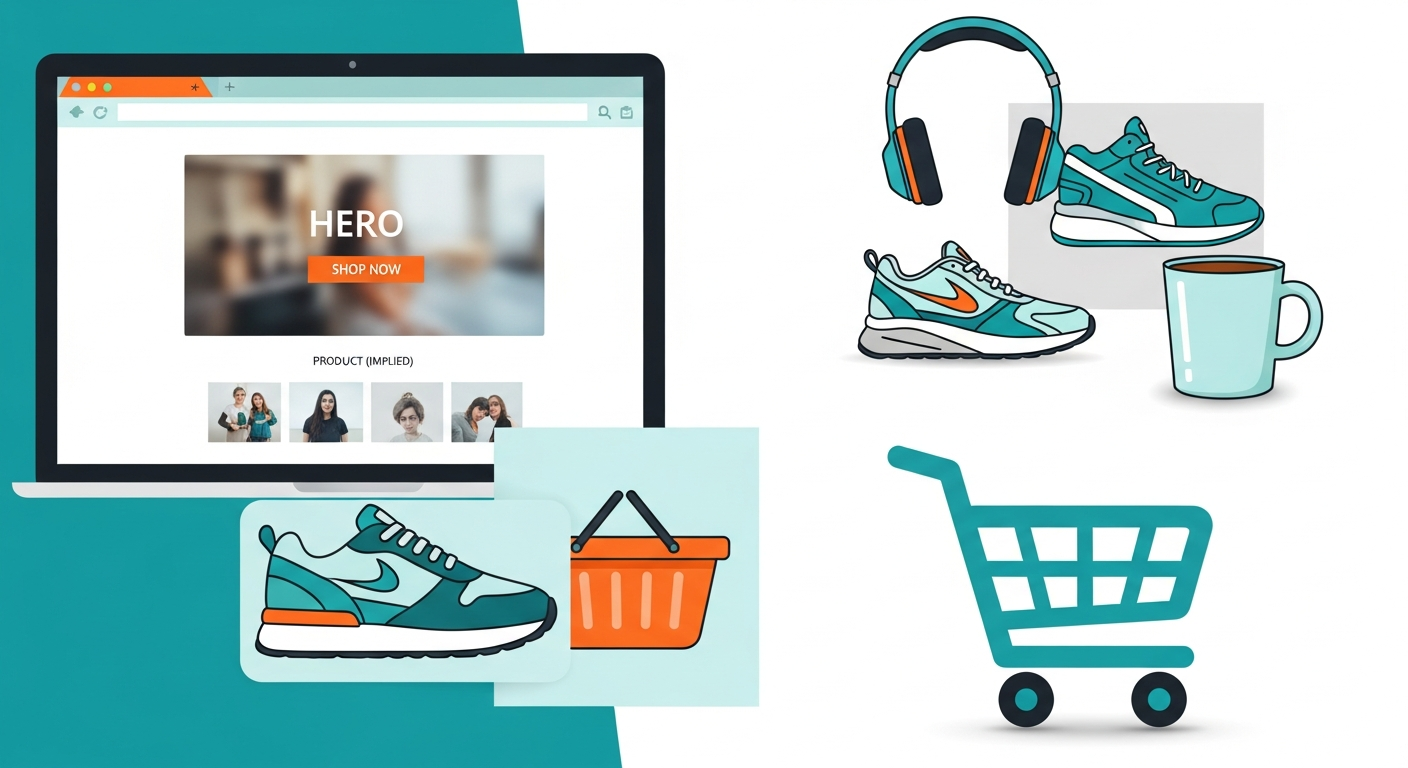 Vector graphics for ecommerce stores