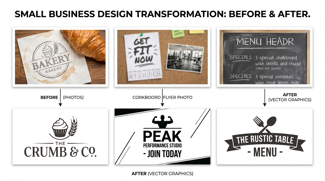 Examples of AI-converted business designs