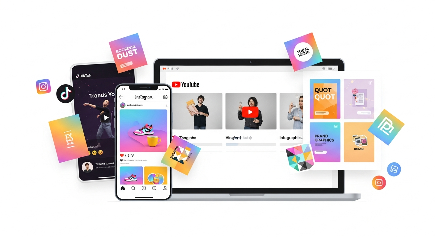 Vector graphics for social media platforms