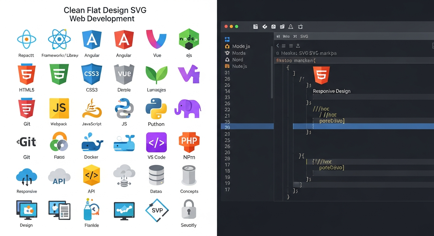 SVG icons in web application interfaces