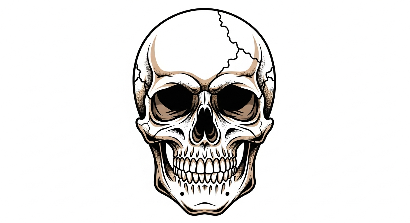 Tattoo design converted from ink to vector